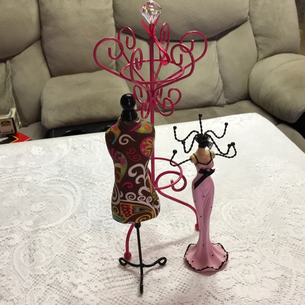Three Jewelry Holders